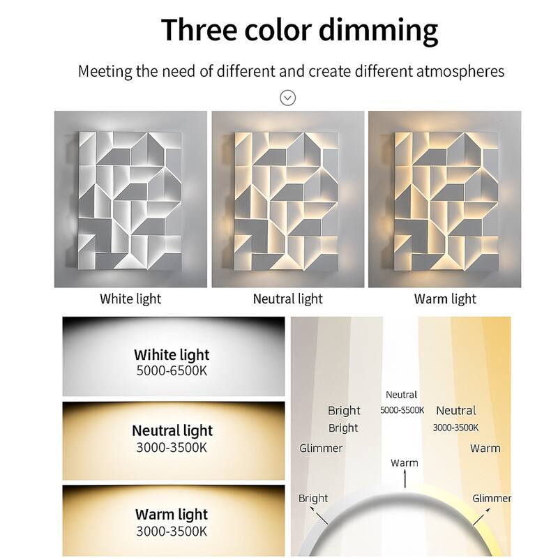 Modern Geometric LED Wall Sconce