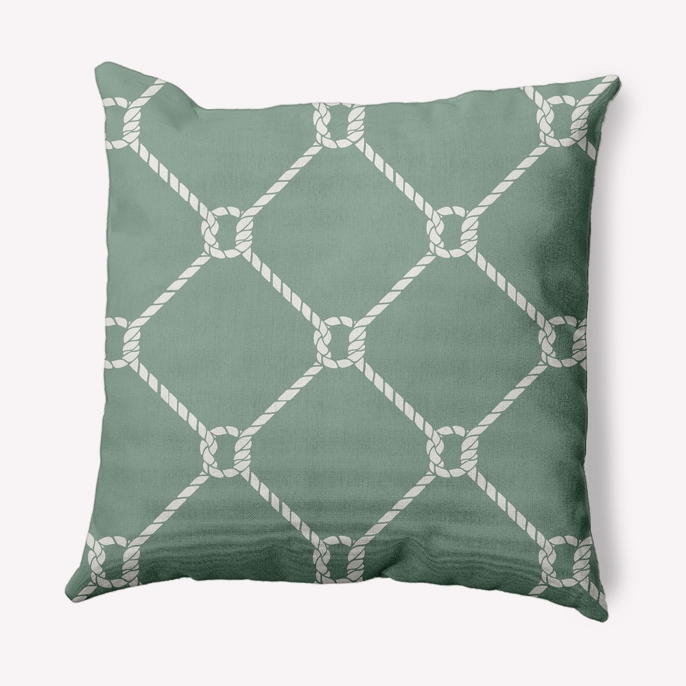 Ahoy Nautical Indoor/Outdoor Throw Pillow