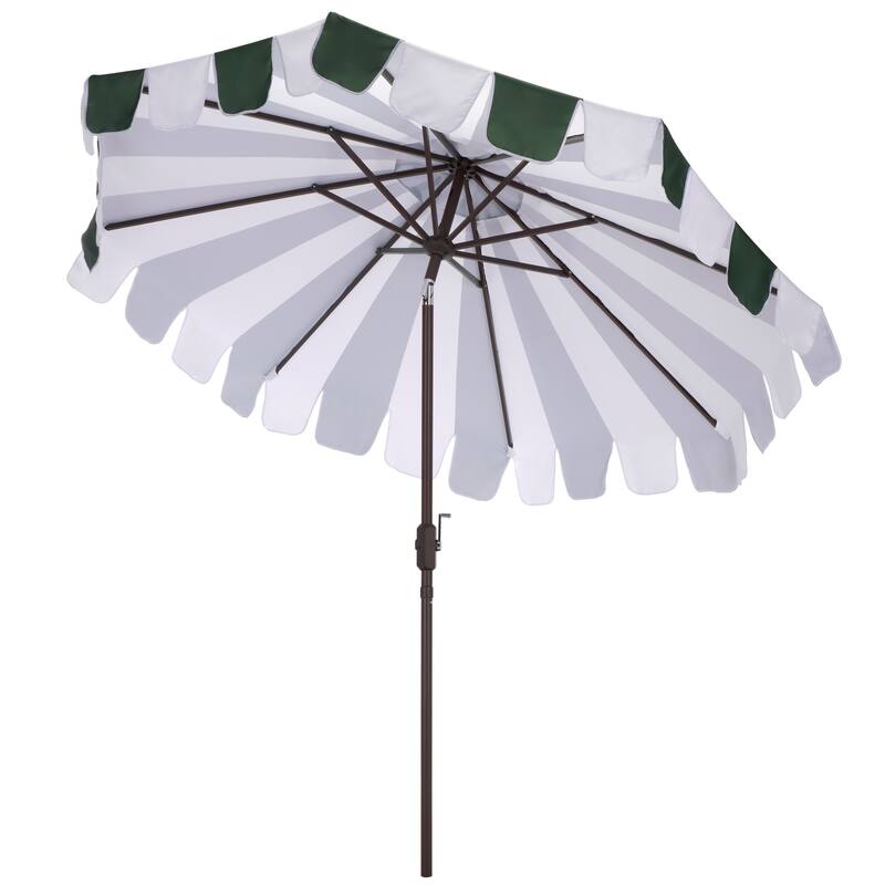 SAFAVIEH Outdoor Living Meze 9ft Crank Umbrella