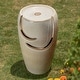preview thumbnail 17 of 38, Demta 21-inch Ceramic Fountain with LED Light by Havenside Home