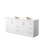Option White, Bronze Trim, Giotto Quartz Top