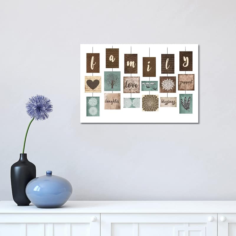 iCanvas "Family" by Erin Clark Canvas Print - 12x18x1.5