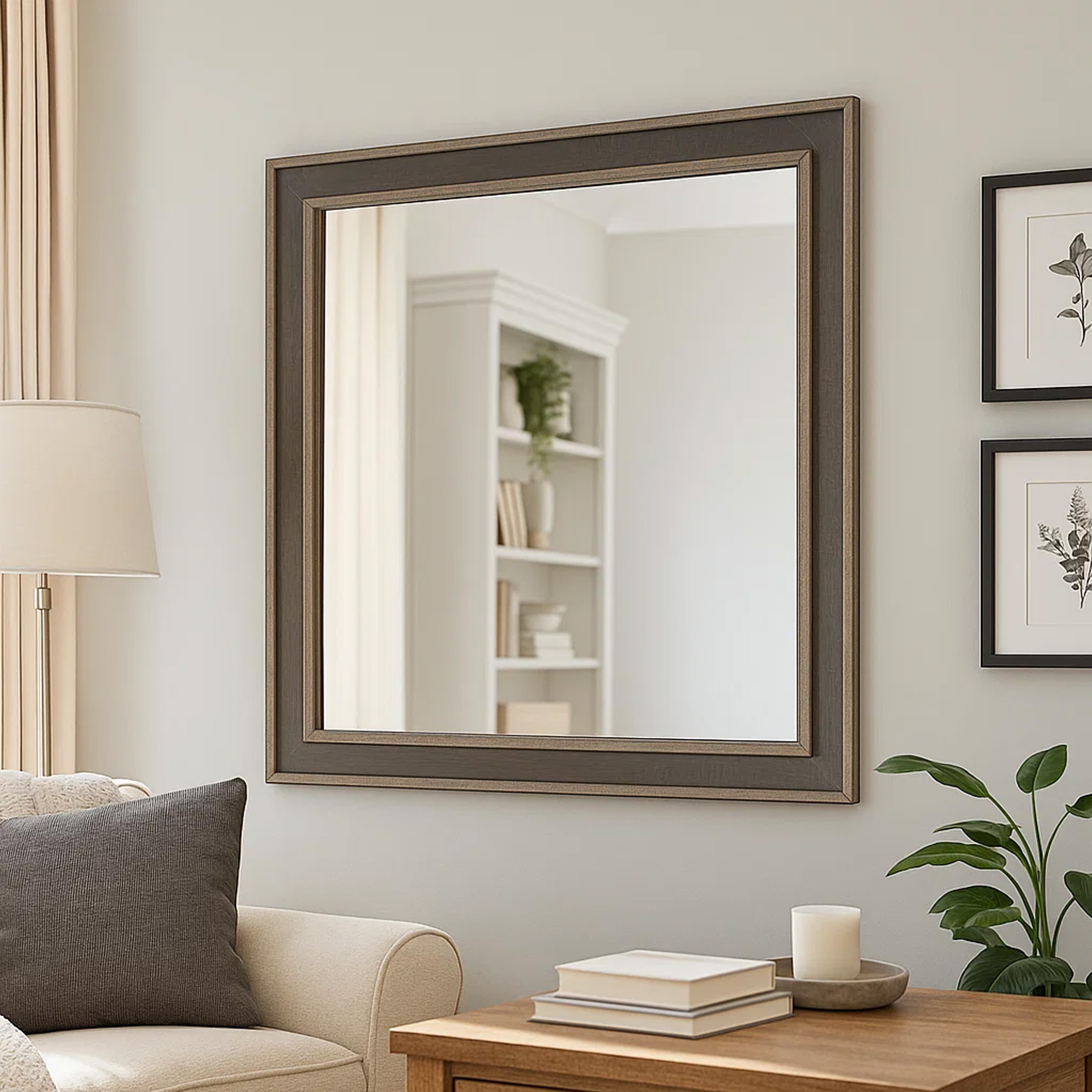 dresser with mirror brown Ashley Covetown 7 Drawer Dresser and Mirror, Dark Brown