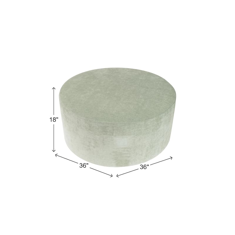 Komodo Sage Universal 36 Round Ottoman