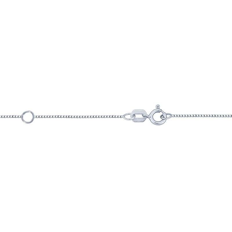 Auriya 1 carat TW Round Solitaire Diamond Necklace 14k Gold 6-Prong (I-J, SI1-SI2)