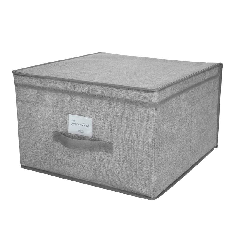 Simplify Jumbo Storage Box in Heather - 16"x 16"x 10"