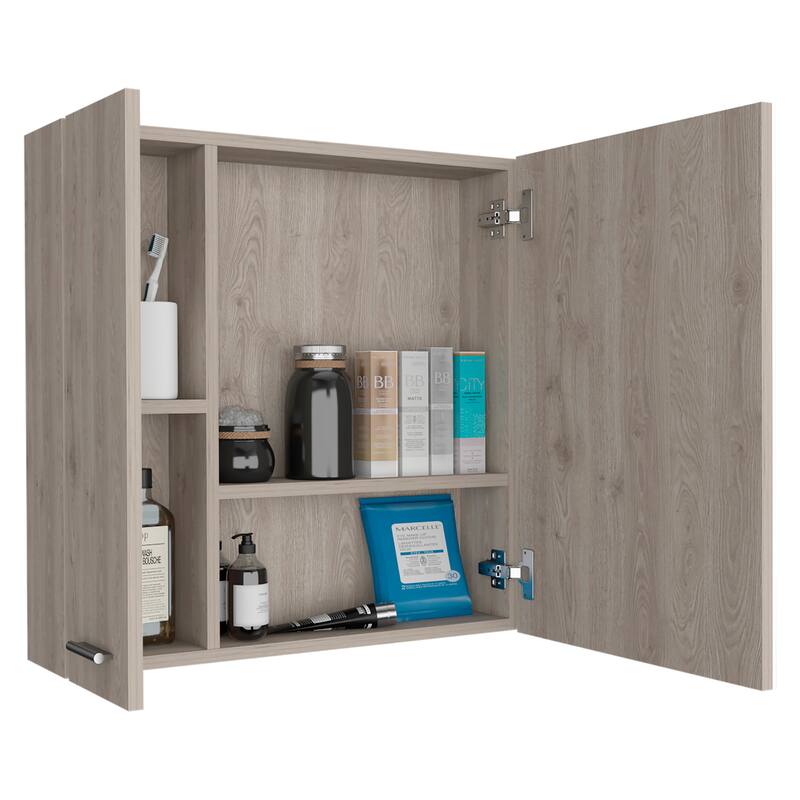 Medicine Cabinet, Four Internal Shelves, Single Door