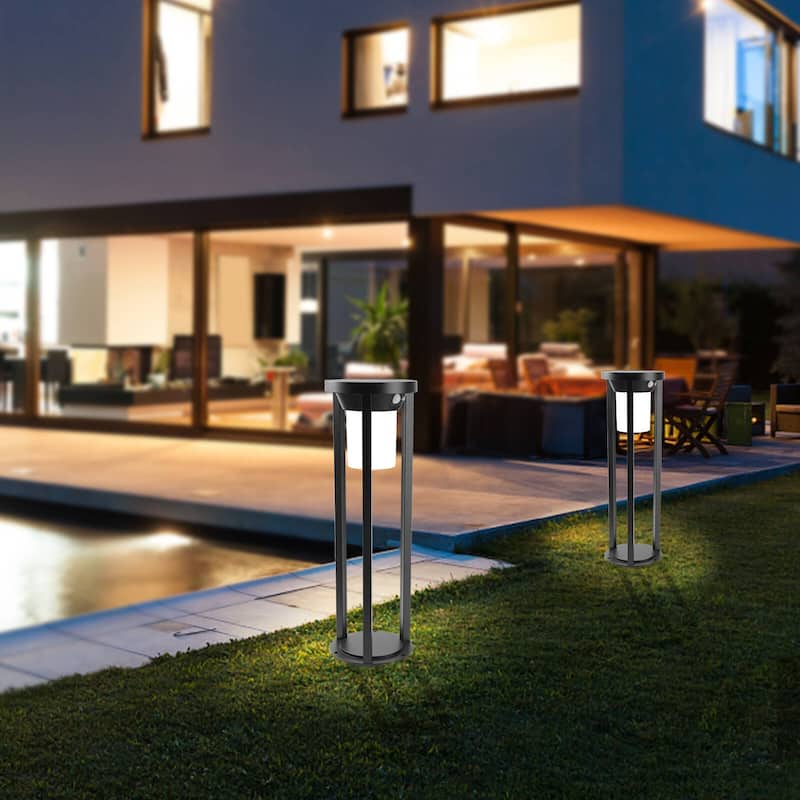 Inowel Solar Outdoor Light Pathway Garden Dusk to Dawn with Stake 1989 - 1989-600-BLACK