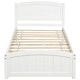 preview thumbnail 21 of 25, Modern Simple Wood Platform Bed Frame with Headboard, Footboard and Wood Slat Support for Bedroom No Box Spring Needed