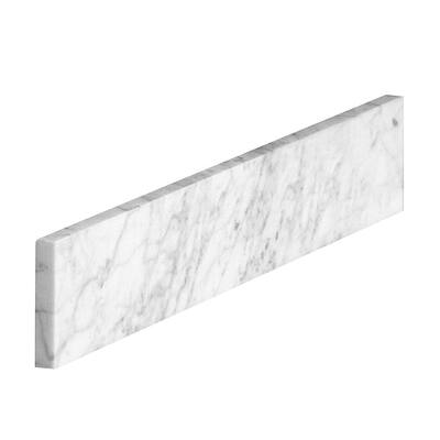 Avanity 21 in. Carrara White Natural Marble Vanity Top Sidesplash
