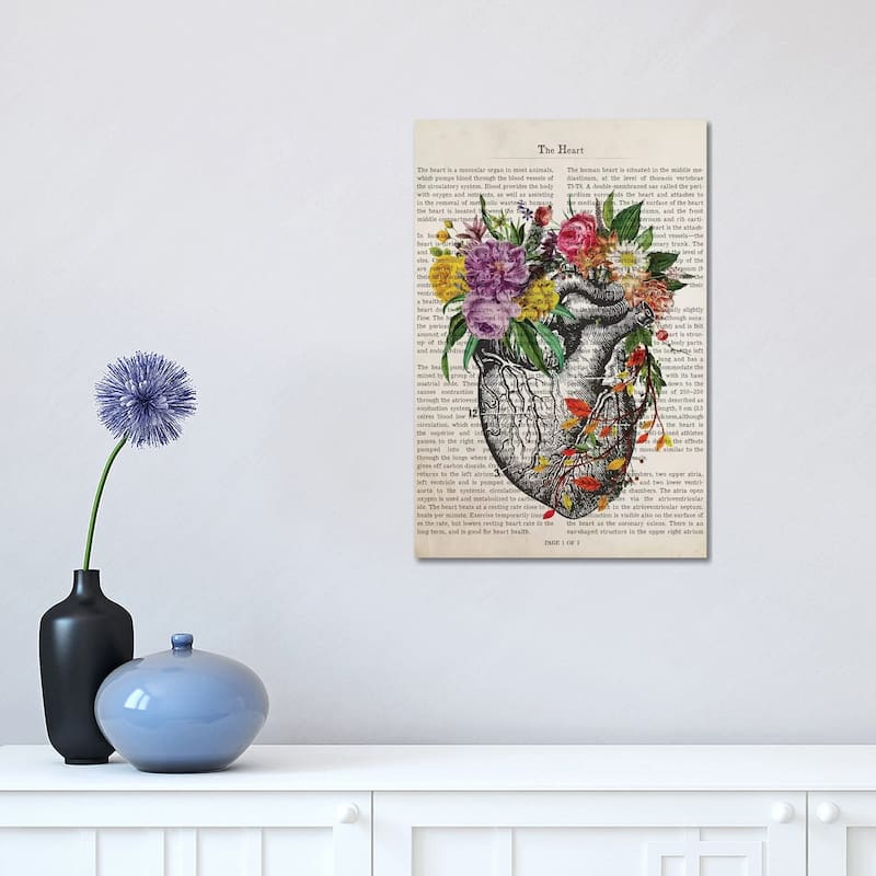 iCanvas "The Heart" by Aged Pixel Canvas Print - 18x12x1.5