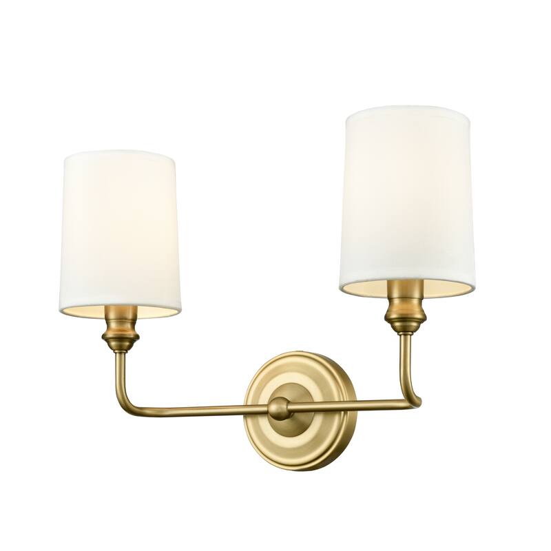Leena Vanity Light - 2 Light - Vintage Brass