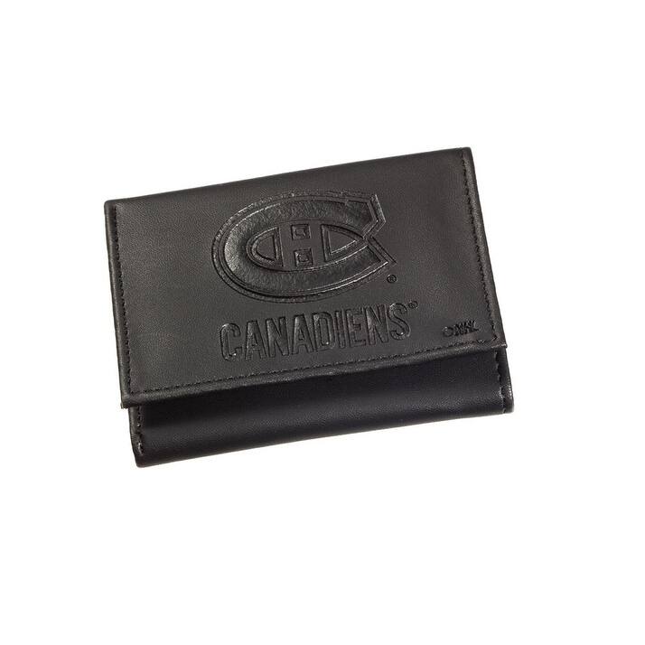 NHL Leather Tri-Fold Wallet - Canadiens