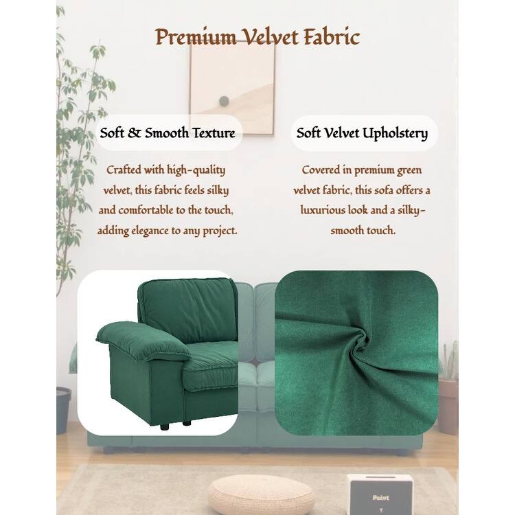 79" Loveseat Sofa Couch with Under-Seat Storage, Elegant 2-Seater Settee with Pillow Top Armrests for Living Room