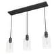preview thumbnail 21 of 19, Hunter Lochemeade 3-Light Linear Cluster Pendant - Kitchen Island, Dining Room - Modern Farmhouse, Contemporary, Industrial