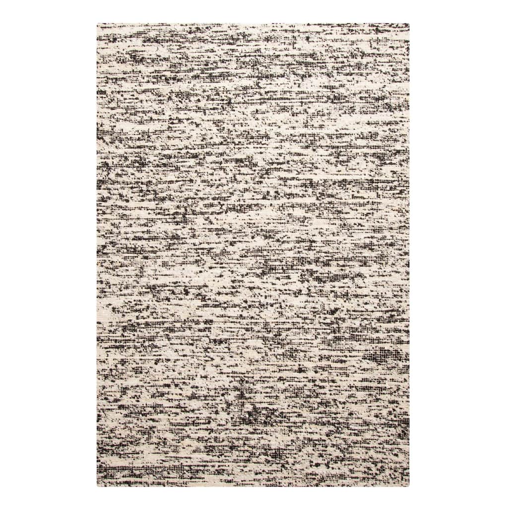 ECARPETGALLERY Braid weave Sienna Cream Wool Rug - 6'1 x 8'10
