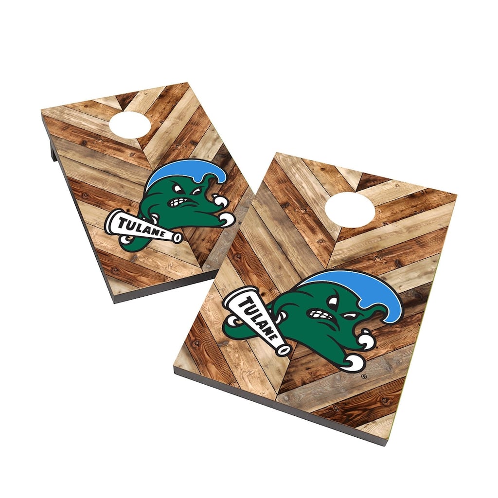 Tulane University Green Wave 2x4 Cornhole Bag Toss