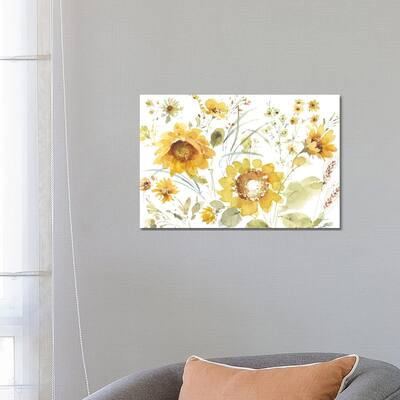 iCanvas "Sunflowers Forever III" by Lisa Audit Canvas Print