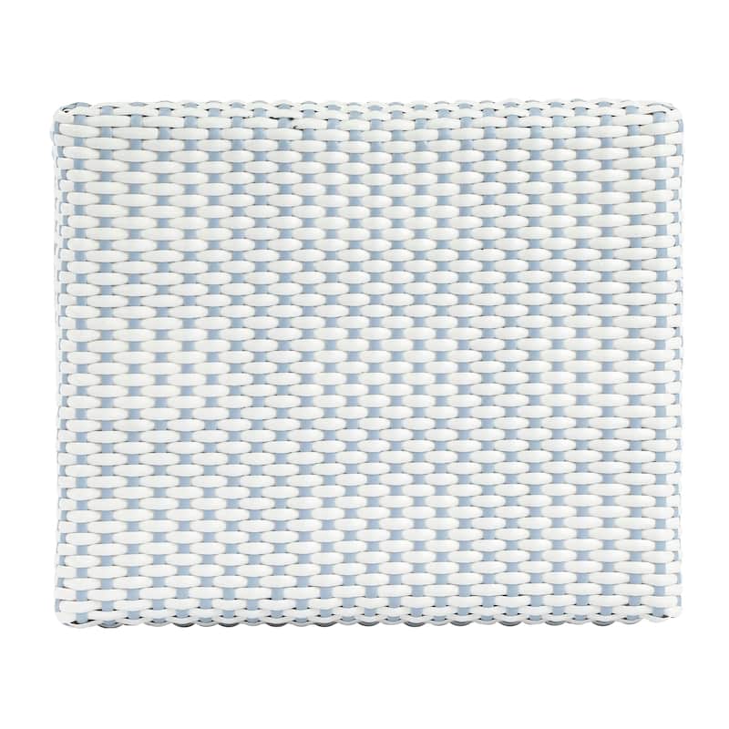 Robias 24.5" Rattan Rectangular Counter Stool