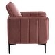 preview thumbnail 30 of 53, Nora Modern Velvet Accent Chair for Bedroom with Metal Legs