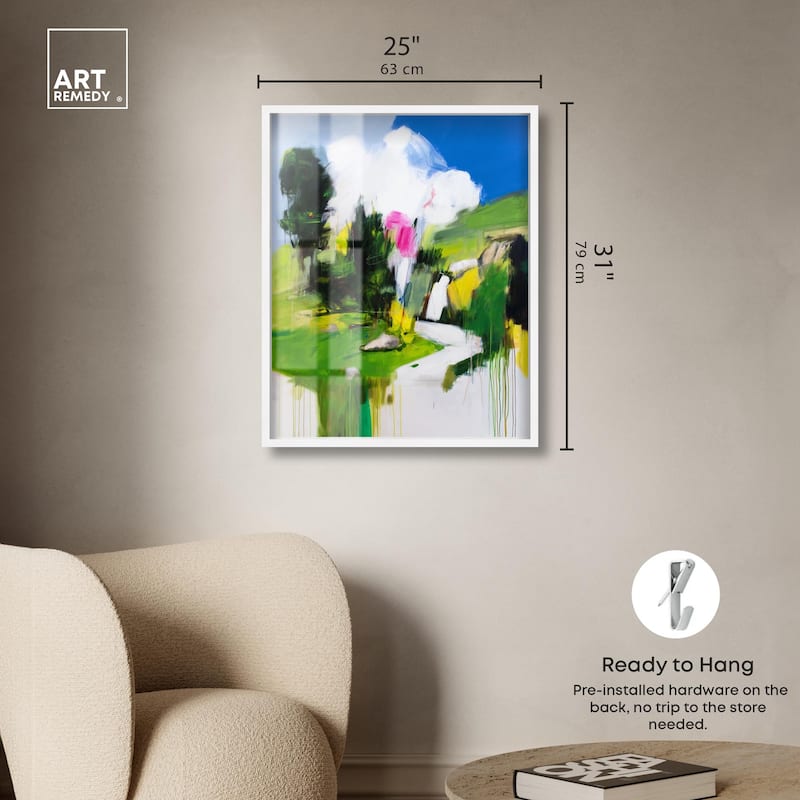 Swiss Fields Shadowbox by Art Remedy