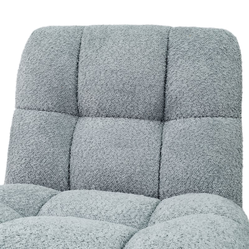 Art Leon Fabric Swivel Accent Chair with Ottoman