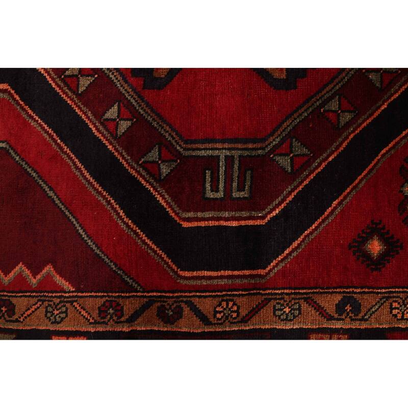 ECARPETGALLERY Hand-knotted Konya Anatolian Red Wool Rug - 3'11 x 9'10