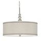 preview thumbnail 2 of 9, Stewart Brushed Steel Finish 3 Light Pendant