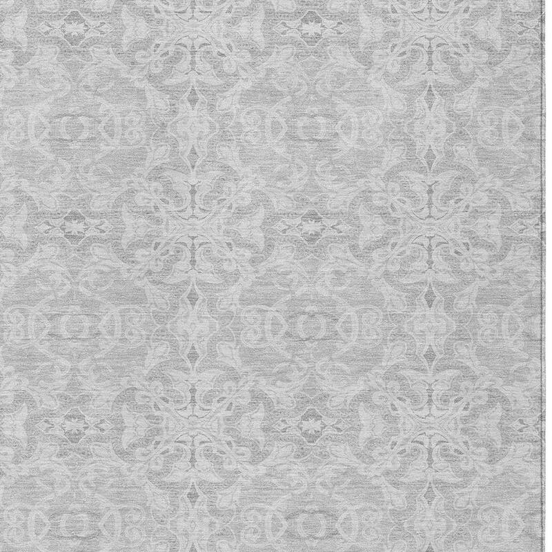 HomeRoots Medallion Transitional Rectangle Outdoor Rug