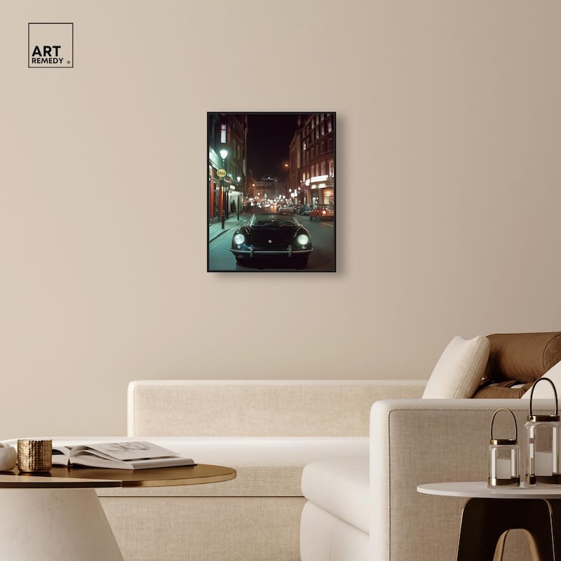 Night Roadster Canvas by Art Remedy