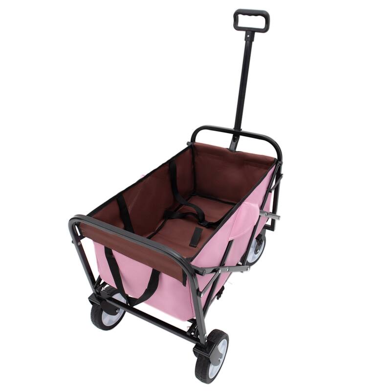 225 lb Collapsible Wagon Cart with Strapping System