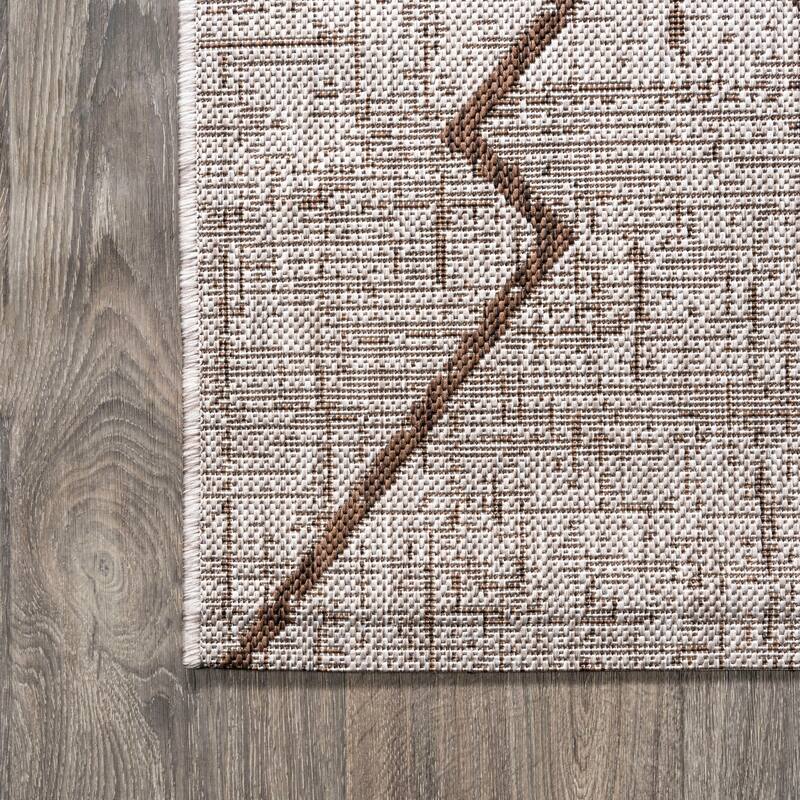 JONATHAN Y Derya Tribal Diamond Trellis Indoor/Outdoor Area Rug