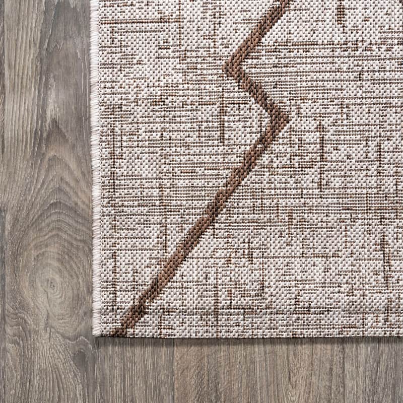 JONATHAN Y Derya Tribal Diamond Trellis Indoor/Outdoor Area Rug