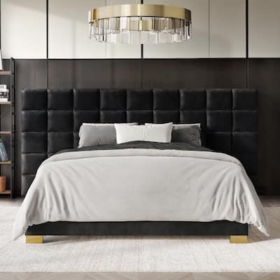 CraftPorch Mid-Century Modern Wall Panel Bed