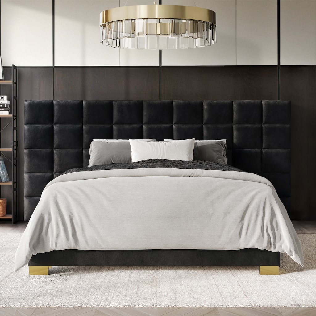 CraftPorch Mid-Century Modern Wall Panel Bed
