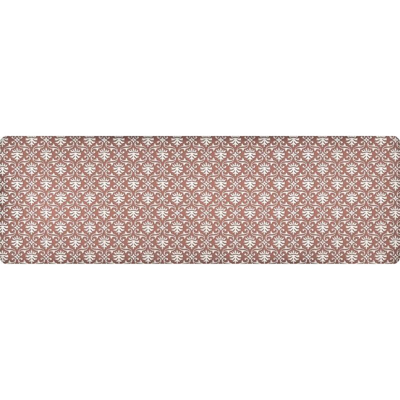 FloorPops Ledsworth Terracotta Anti-Fatigue Comfort Long Mat - 20 x 60