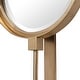 preview thumbnail 4 of 5, Uttermost Button Gold Mirror