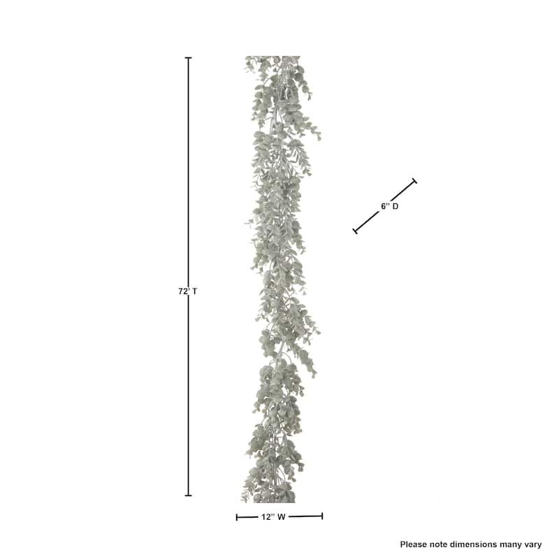 Plastic Eucalyptus Garland 6'