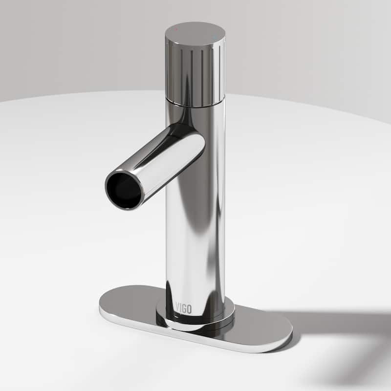 VIGO Ashford 8" H Single Handle Single Hole Bathroom Faucet