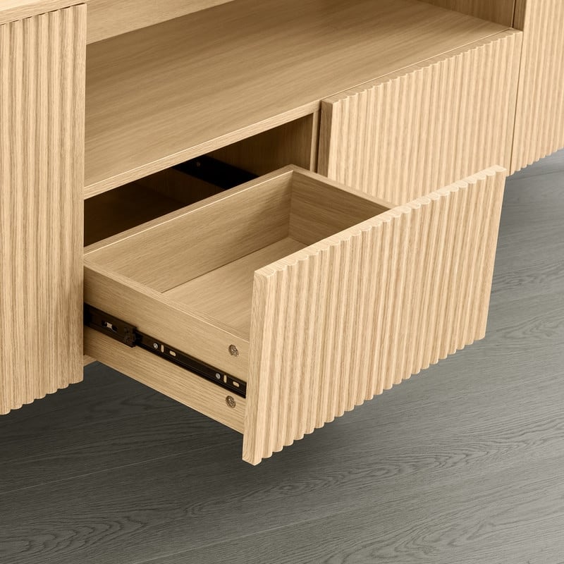 Spruce & Spring 70" TV Stand Modern Entertainment Center for TVs up to 80"