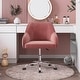 preview thumbnail 10 of 117, Corvus Braff Velvet Upholstered Adjustable Ergonomic Office Chair