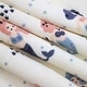 preview thumbnail 1 of 7, Printed Soft Flannel Fleece Throw Sherpa Kids Blanket, 40 x 50 Inch Pink Mermaid with White Base Pink, Blue, White