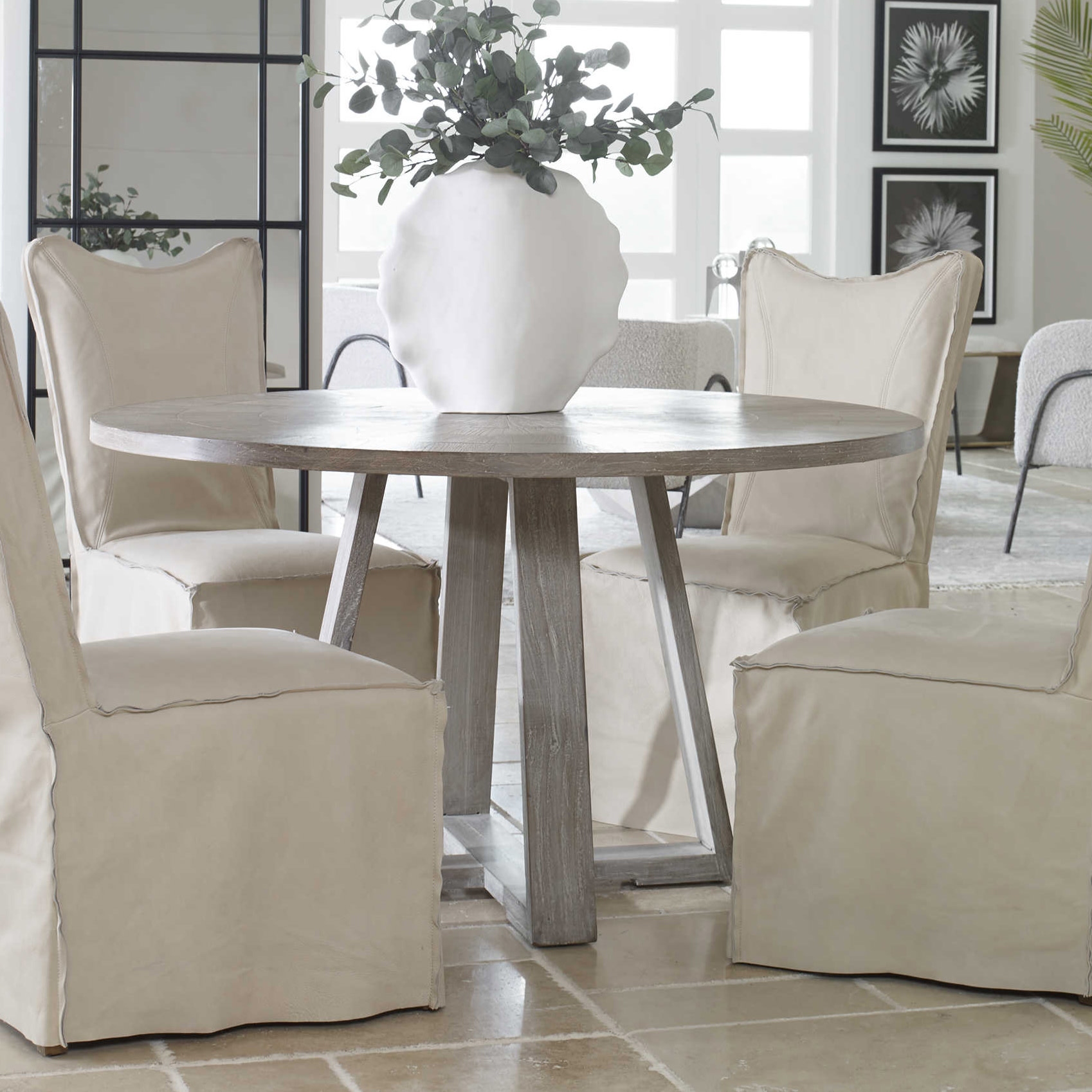 Uttermost round cheap dining table