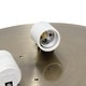 preview thumbnail 42 of 40, Silver Orchid Bergman 12-inch Elipse Round Flushmount