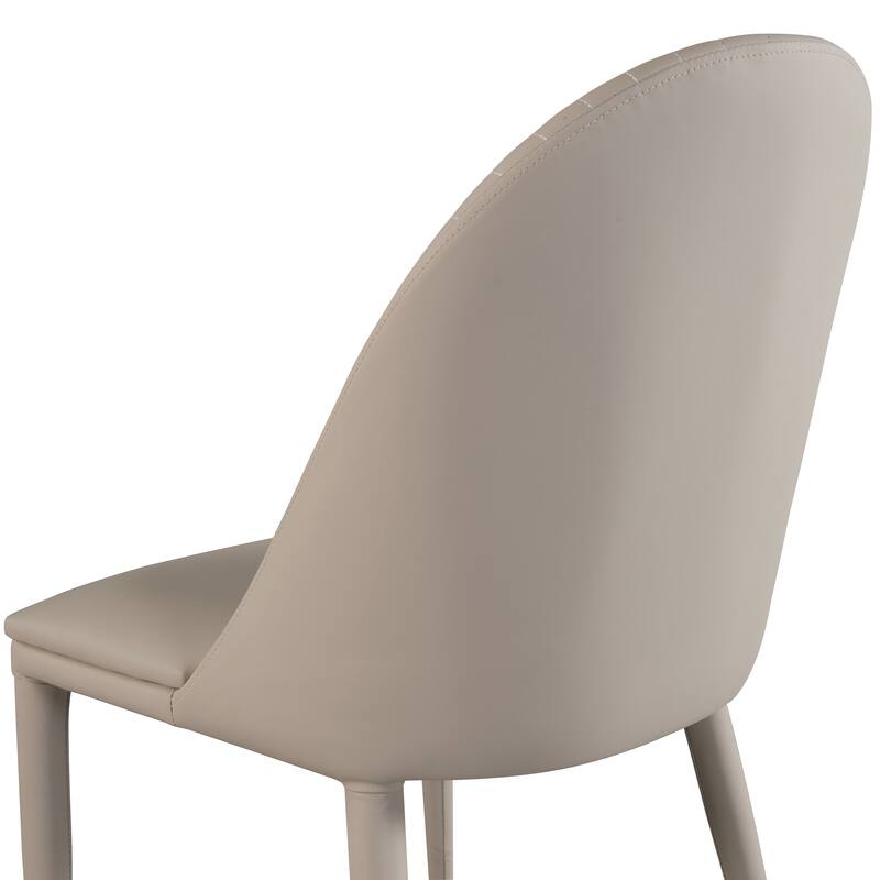 Furniture of America Thalassa Modern Faux Leather Upholstered Side Chair (Set of 2)