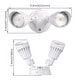 preview thumbnail 9 of 13, 20W Dual-Head Dusk to Dawn Outdoor Security Light, White/Bronze