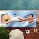 preview thumbnail 3 of 32, 6-pack Cabana Striped Beach Towel Bath Towel