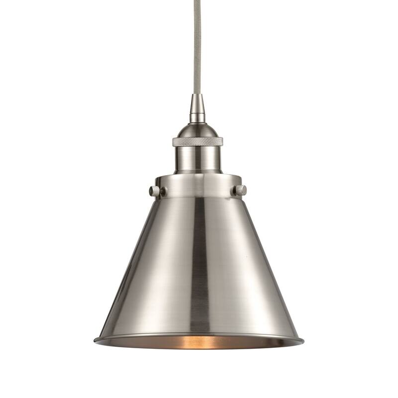 Innovations Lighting 616-1PH-10-8 Appalachian Pendant Appalachian 8" - Brushed Satin Nickel