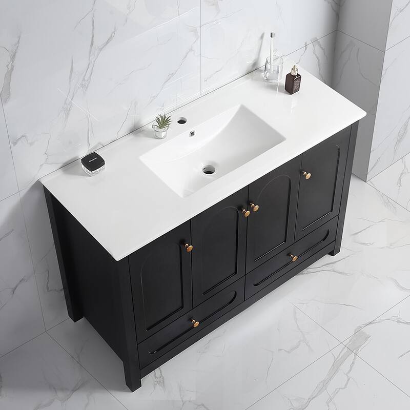 Bathroom Vanity with Ceramic Sink Combo