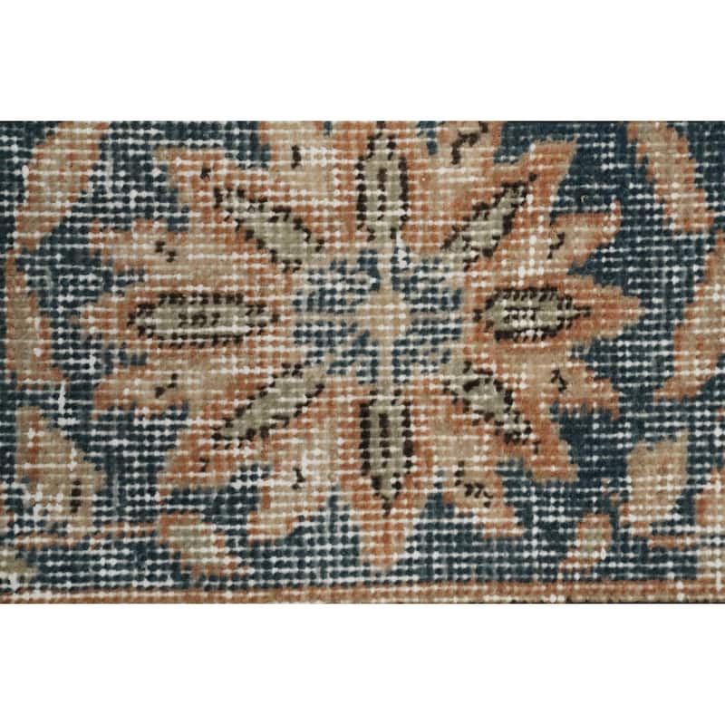 Hand Knotted Oriental 100% Wool Carpet Traditional All-Over Oranges & Rust Mahal Area Rug - 15' 10'' X 8' 7''